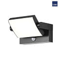 outdoor wall luminaire with motion detector IP54, anthracite, powder coated