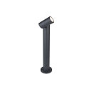 outdoor floor lamp 1 flame, cylindrical, tiltable GU10 IP65, anthracite