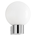 Luminaire mural dextrieur AQUA BALL rond E27 IP44, acier inoxydable