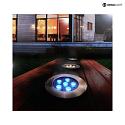  LED in-ground luminaire flat I RGB outdoor spotlight, symmetric, 240V, 12W, 20-30°