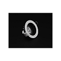  Kapego recessed ceiling ring, Enif, voltage constant, 12V AC / DC, GU5.3 / MR16, 35W, black / white