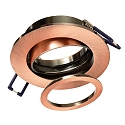 ceiling recessed luminaire SAMSOLA round, swivelling GU10 / GU5.3, copper dimmable