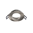 ceiling recessed luminaire SAMSOLA round, swivelling GU10 / GU5.3, silver brushed dimmable