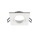 ceiling recessed luminaire SAMSOLA square, swivelling GU10 / GU5.3, white matt dimmable