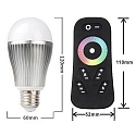 Deko-Light Lampe RGBW avec tlcommande E27 RF RGBW A60 E27 8W 520lm RGB + 3000K CRI >80 gradable