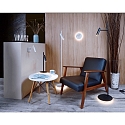 LED Wandleuchte BRAHE IV, indirekt, mit LED Lese-Spot, 8.5W 3000K 490lm 25°, getrennt schaltbar, verkehrsweiß