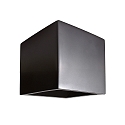 wall luminaire CUBE up / down, cube shape G9 IP20, black dimmable