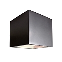 Deko-Light wall luminaire CUBE up / down, cube shape G9 IP20, black dimmable