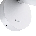 Deko-Light wall luminaire CAN TILT ROUND round, rotatable, tiltable GU10 IP20, white dimmable