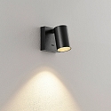 wall luminaire CAN TILT SQUARE square, rotatable, tiltable GU10 IP20, black dimmable