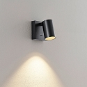 wall luminaire CAN TILT SQUARE USB square, rotatable, tiltable, with USB charging function GU10 IP20, black dimmable