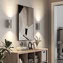 Deko-Light wall luminaire CAN UP & DOWN up / down, rigid GU10 IP20, white dimmable