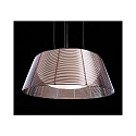 Deko-Light Pendant luminaire Filo sat, 222-240V AC / 50-60Hz, E27, 3 x 60W, metal, silver