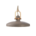 Deko-Light Luminaire  suspension CYGNI E27 IP20, gris fonc, or mat