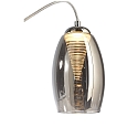 Deko-Light LED pendant luminaire ELECTRA, 3 flames, 12W 3000K 540lm 100, glass chromed