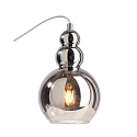 Deko-Light Pendant luminaire DIPHDA, E27,  20cm,-transparently mirrored