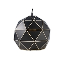 Deko-Light Luminaire  suspension ASTEROPE 250 rond E27 IP20, noir mat gradable