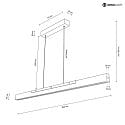 Deko-Light LED Pendelleuchte MADERA Holzleuchte, 22W, 3000K, 2890lm, IP20, dimmbar, braun / schwarz
