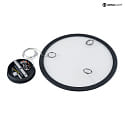 Deko-Light Luminaire à suspension rond IP40, transparent, noir profond gradable