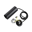 Deko-Light pendant luminaire CAN 150 down, cylindrical GU10 IP20, black dimmable
