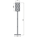 Deko-Light Floor lamp ASTEROPE LINEAR,  21cm, height 160cm, E27, white