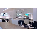 Deko-Light LED Stehleuchte OFFICE ONE UP AND DOWN, IP20, UGR <19, mit Touch-Dimmer, aluminium, 80W 3000K 6700lm 110/90