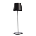 Lampe de table  accu CANIS CCT Switch, avec variateur tactile IP65, noir mat gradable