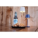 Deko-Light Lampada da tavolo a batteria CANIS MINI CCT Switch, con dimmer a sfioramento IP65, blu cobalto dimmerabile