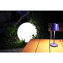 Deko-Light Lampada da tavolo a batteria CANIS MINI CCT Switch, con dimmer a sfioramento IP65, blu cobalto dimmerabile