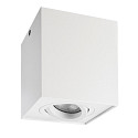  Plafoniera BENGALA SQUARE Forma di cubo, regolabile GU10 IP20, bianco dimmerabile