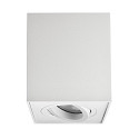  Plafoniera BENGALA SQUARE Forma di cubo, regolabile GU10 IP20, bianco dimmerabile