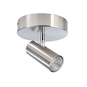 Deko-Light LED ceiling luminaire BECRUX I, 5W 3000K 490lm 45, dimmable, brushed silver