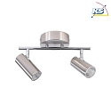 Deko-Light Plafonnier encastré BECRUX II IP20, argent brossé, transparent gradable