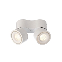 LED ceiling luminaire UNI II MINI DOUBLE, 14W 3000K 980lm 33, dimmable, white