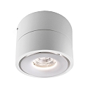 Deko-Light LED ceiling luminaire UNI II, 9W 3000K 670lm 35, dimmable, white