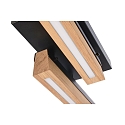 Deko-Light Plafoniera MADERA lampada in legno IP20, marrone, nero