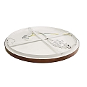 Deko-Light LED Deckenaufbauleuchte MEROPE, 80cm, 60W, 3000/4000K, IP20, kaffee