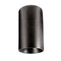 downlight CAN cylindrical, rigid GU10 IP20, black dimmable