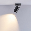 Deko-Light ceiling luminaire CAN TILT SQUARE 1 flame, square, swivelling, rotatable GU10 IP20, black dimmable