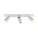 Deko-Light ceiling luminaire CAN TILT SQUARE 3 flames, square, swivelling, rotatable GU10 IP20, white dimmable