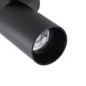Deko-Light ceiling luminaire CAN TILT ROUND 1 flame, round, swivelling, rotatable GU10 IP20, black dimmable