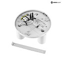 Deko-Light ceiling luminaire CAN TILT ROUND 3 flames, round, swivelling, rotatable GU10 IP20, white dimmable