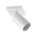 Luminaire de plafond CAN TILT BASE à 1 flamme, angulaire GU10 IP20, blanche gradable