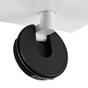 Luminaire de plafond CAN TILT BASE à 1 flamme, angulaire GU10 IP20, blanche gradable
