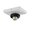 Luminaire de plafond CAN TILT BASE à 1 flamme, angulaire GU10 IP20, blanche gradable