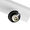 Luminaire de plafond CAN TILT BASE à 2 flammes, angulaire GU10 IP20, blanche gradable