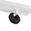Luminaire de plafond CAN TILT BASE à 2 flammes, angulaire GU10 IP20, blanche gradable