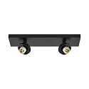 ceiling luminaire CAN TILT BASE / MIXN MATCH 2 flames, square, long GU10 IP20, deep black dimmable
