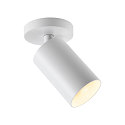 Luminaire de plafond CAN TILT BASE à 1 flamme, rond GU10 IP20, blanche gradable