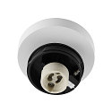 Luminaire de plafond CAN TILT BASE à 1 flamme, rond GU10 IP20, blanche gradable